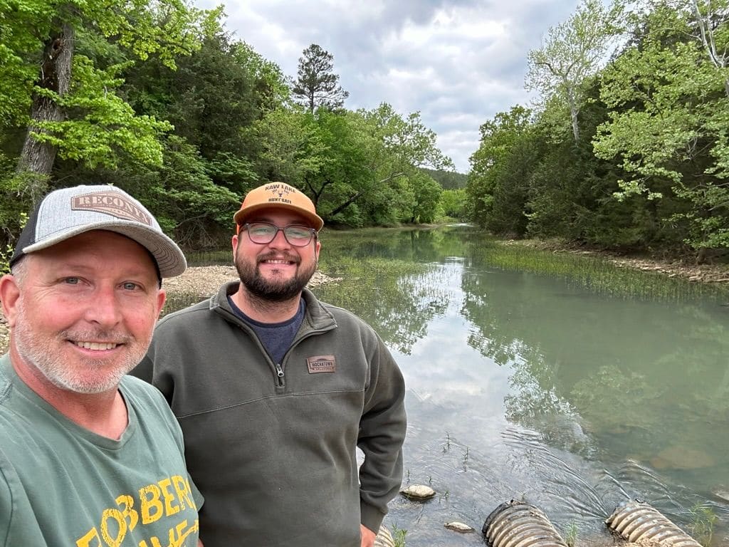 The native stream water is a chalky blue-green and beautiful, and it's everywhere along the trail roads