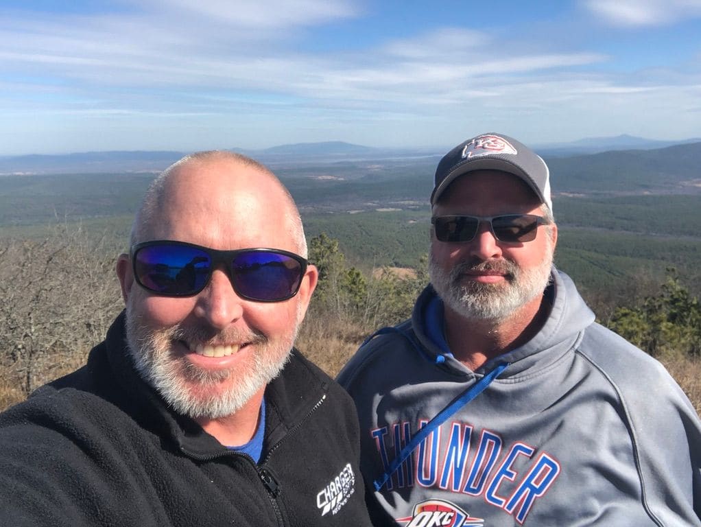 The turnouts on Skyline Drive (Talimena Drive) are breathtaking